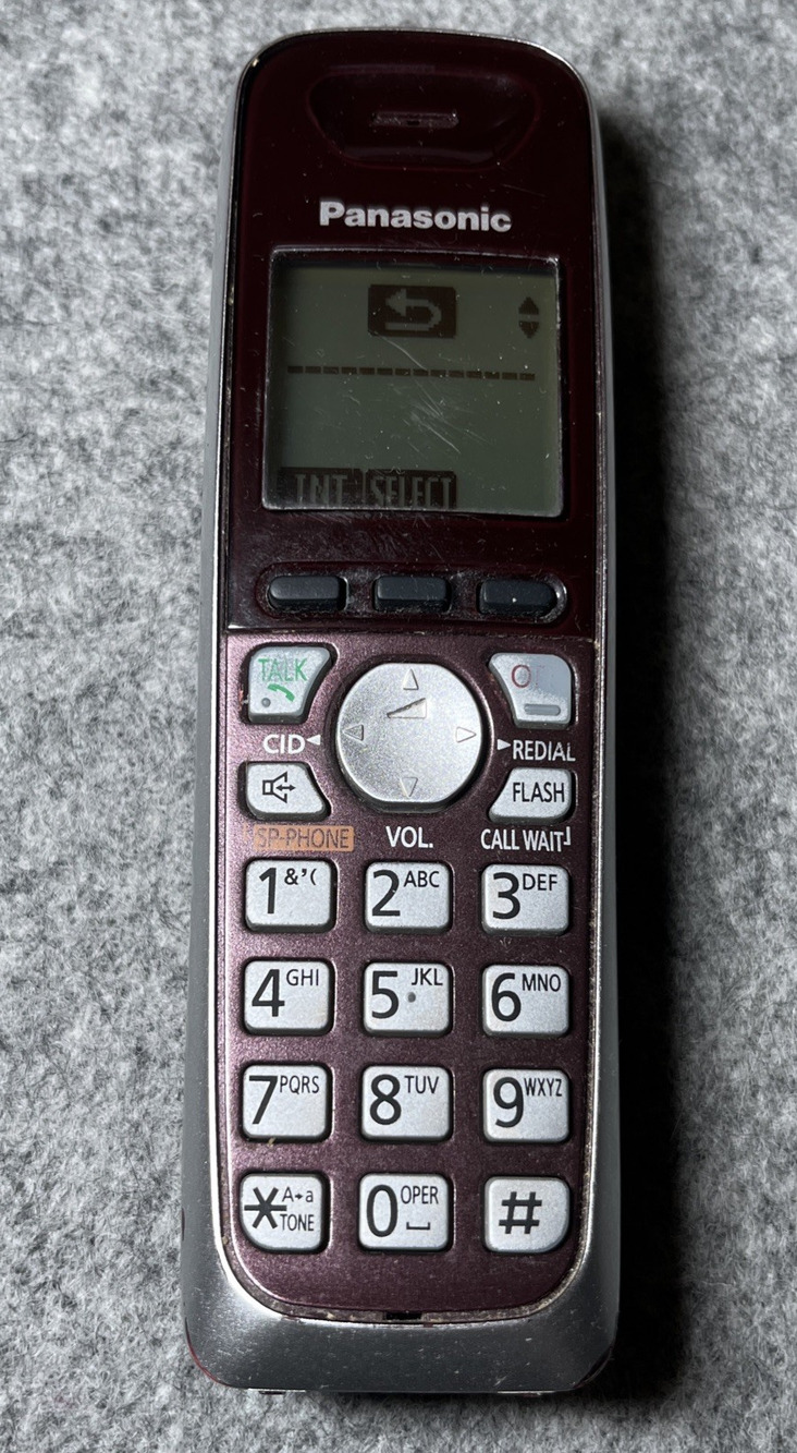 Panasonic Handset Expansion RED KX-TGA653 KX-TG6511 TG6533 TG6545 TG6525 TG6541